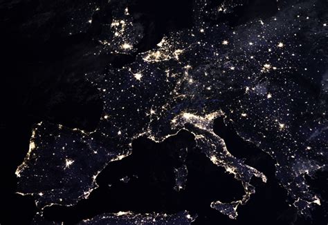 Gallery of How Satellite Images of the Earth at Night Help Us ...