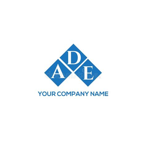 ADE Letter Logo Design on BLACK Background. ADE Creative Initials ...