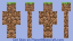 Grass block Minecraft Skin