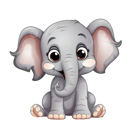 Elephant Animal Cartoon Character, Elephant Clipart, Cartoon Clipart ...