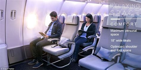 Airbus unveils cabin interior for A330neo planes | Daily Mail Online