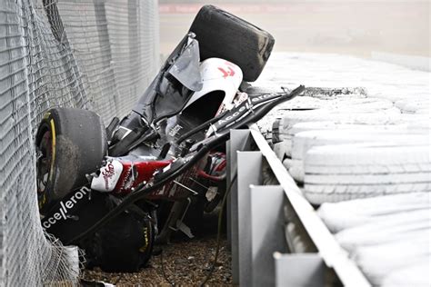 Zhou Guanyu says halo saved him in huge crash at Formula 1 British ...