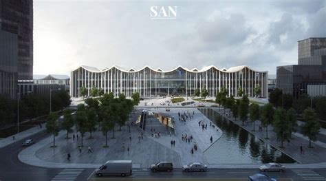 SAN Architectural Visualization on Behance | Stadium architecture ...