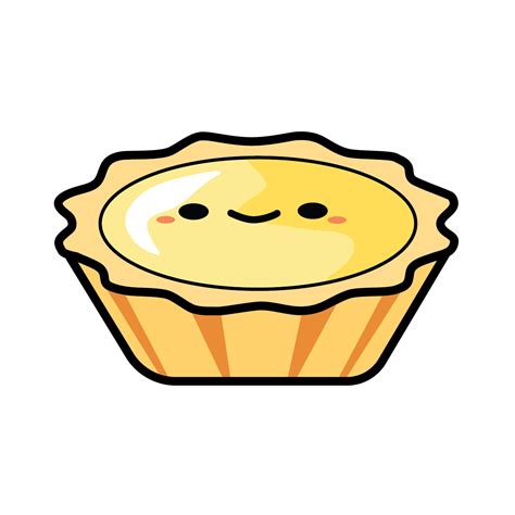 Cute Egg Tart Clipart | Cute egg, Egg tart, Food cartoon