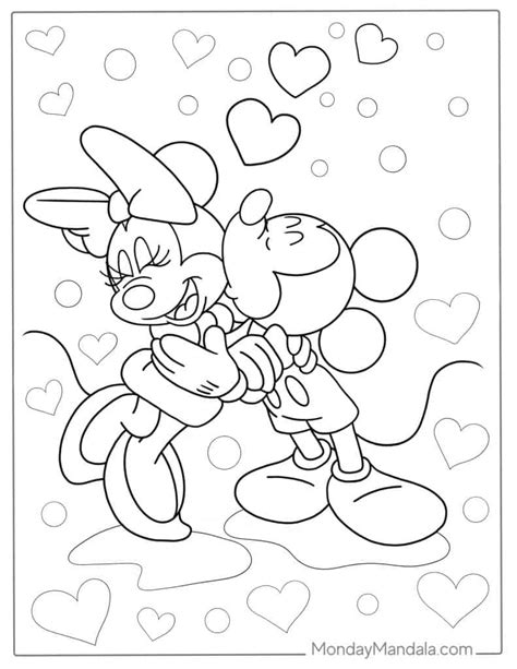 Free Printable Coloring Pages Of Mickey And Minnie Mouse Together ...