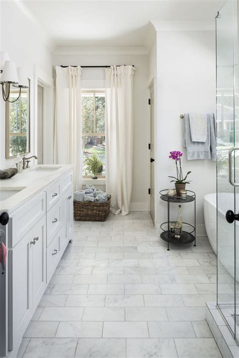 White Marble Bathroom Floor Tile – Flooring Tips