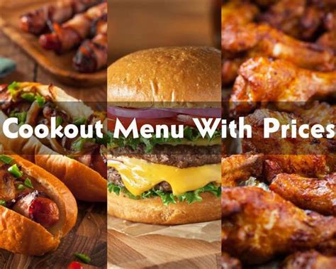 Cookout Menu With Prices 2023 (Included Latest Food & Trays) - Modern ...