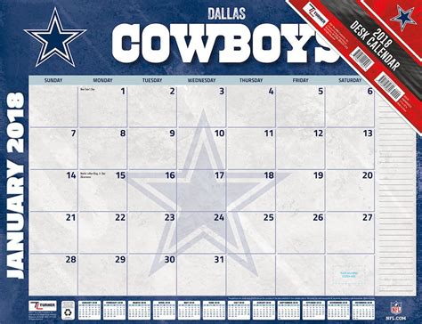 Dallas Cowboys 2023 Printable Schedule