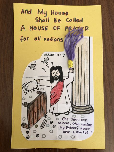 “jesus cleans the temple” bible craft ideas from john 2 13 22 – Artofit