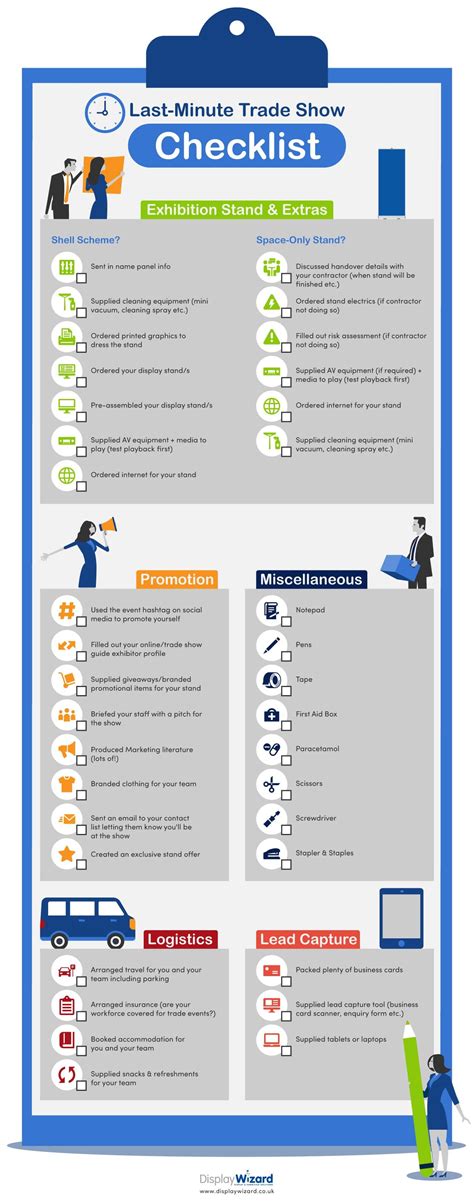 Trade Show Checklist Planning Template Excel Template - Riset