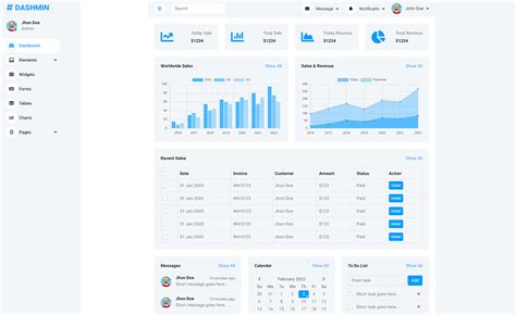 Free bootstrap admin dashboard template - winnerdelta