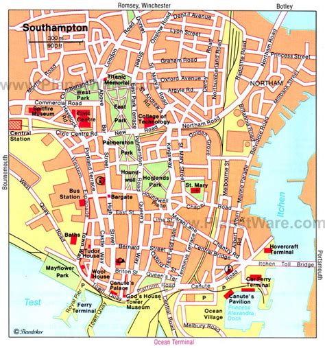 Southampton England Map