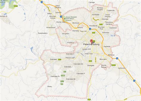 Pietermaritzburg Map - South Africa