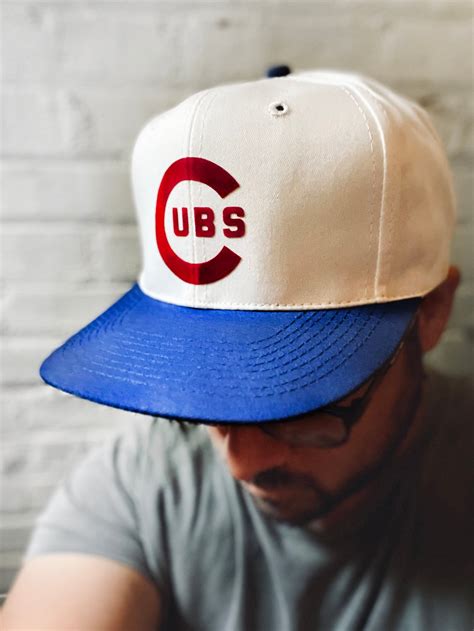 Chicago Cubs Hat Vintage Cubs Hat Cubs Gift Cubs Hat | Etsy