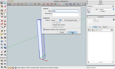 What Makes a Good SketchUp Model? Components | Popular Woodworking