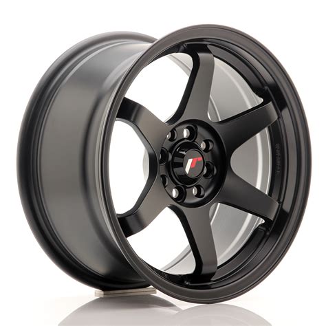 Japan Racing JR Wheels JR3 16x8 ET25 4x100 4x108 Black - JDMDistro ...