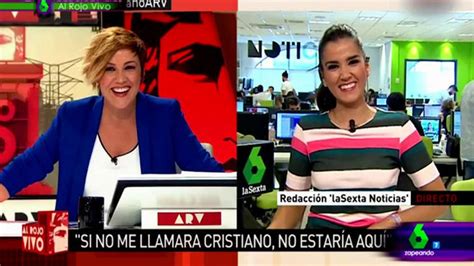 El 'apretón' de una periodista con Cristina Pardo en Al Rojo Vivo