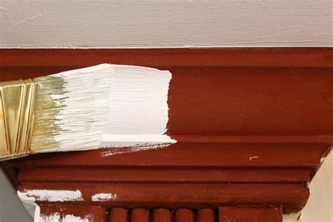 How To Paint Stained Wood Trim White | Stained wood trim, Paint stained ...