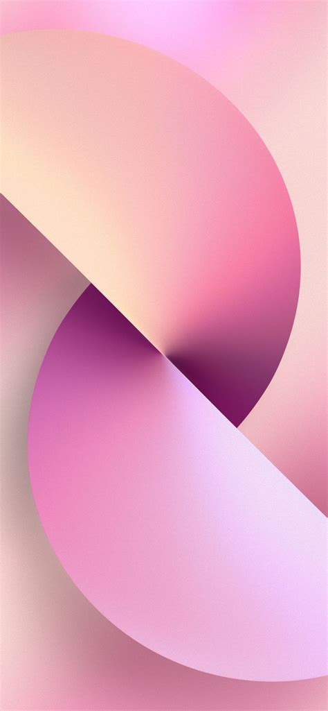 iPhone 13 Official Stock Wallpaper Twist (Pink)