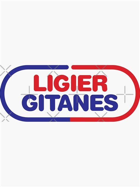 "Ligier Gitanes F1 team logo 1975-1980" Sticker by retropetrol | Redbubble