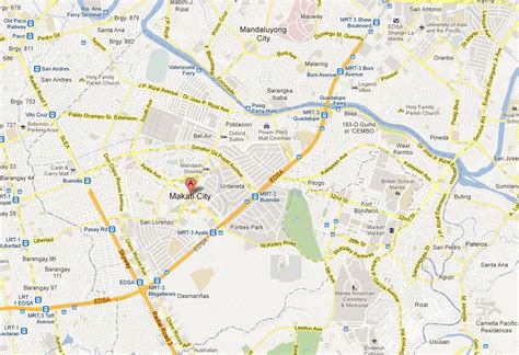 Makati Map - Philippines