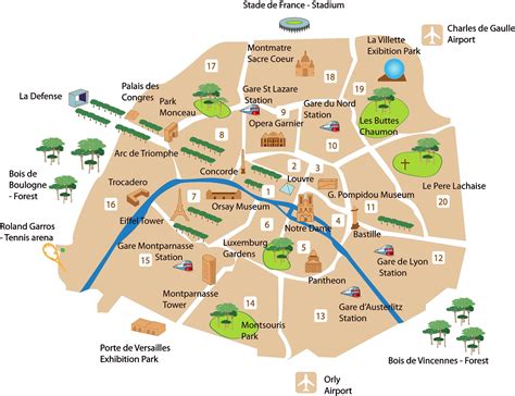 Montmartre shopping map - Map of montmartre shopping (Île-de-France ...