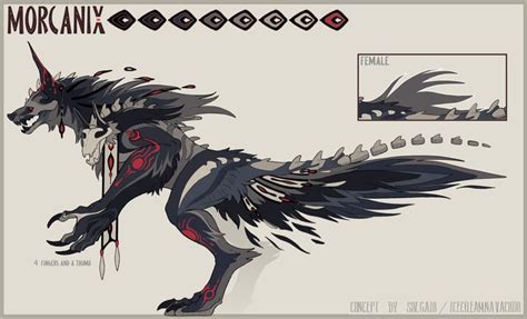 Morcanix Reference Sheet | Creature artwork, Creature drawings, Beast ...