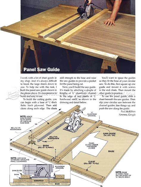 DIY Circular Saw Guide • WoodArchivist