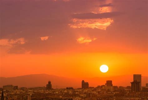 Madrid sunset | Sunset landscape, Sunset, Beautiful sunset