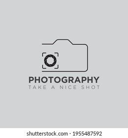 Photography Logo Design Minimalist Logo Design Stock Vector (Royalty ...