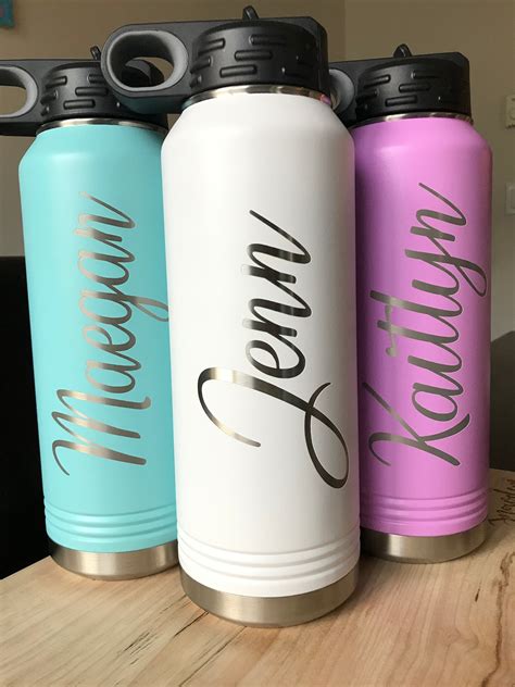 Personalized Water Bottles - Etsy Canada