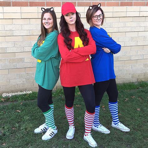 Diy Alvin and the chipmunks costumes were the best ideas we've had yet ...