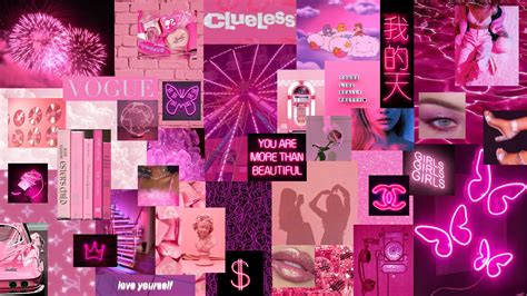 Neon Pink Aesthetic Wallpaper Collage : 40 high quality aesthetic wall ...