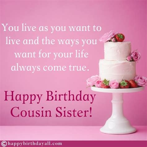 80+ Birthday Wishes for Cousin Sister With Images