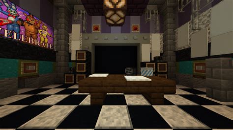 FNaF 2 office recreated in FNaF using vanilla blocks only! (And maps ...