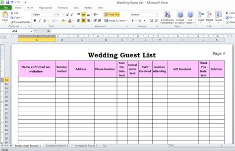 Wedding guest list planner - ladernc