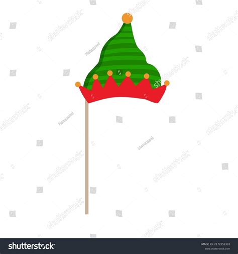 Elf Hat Ears Vector Santa Claus Stock Vector (Royalty Free) 2172259303 ...