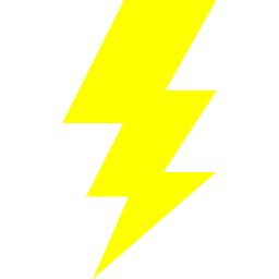 Yellow Lightning Bolt Logo - LogoDix