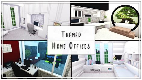 Bloxburg Office Ideas - Bloxburg |themed Builds || Home Offices ...