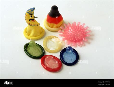 amusing condom Condoms different humor prevention birth control Stock ...