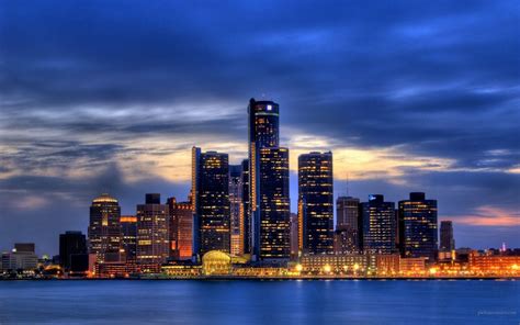 Detroit Skyline Wallpapers - Wallpaper Cave