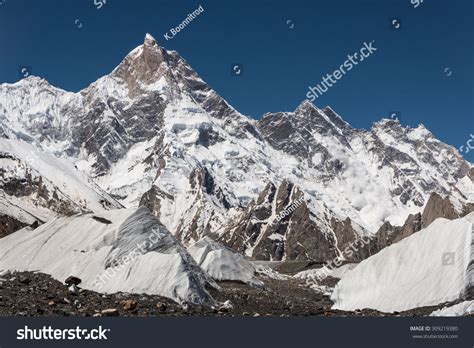 View Of Mt.K1 On The Way To K2 Base Camp, Pakistan Stock Photo ...