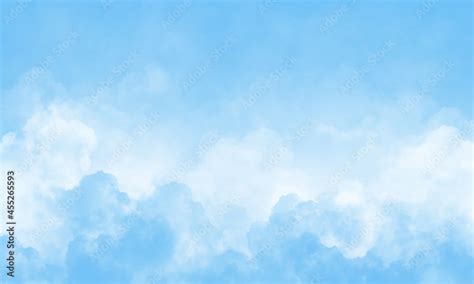 Sky with beautiful clouds. Cloud background. Blue cloud texture ...