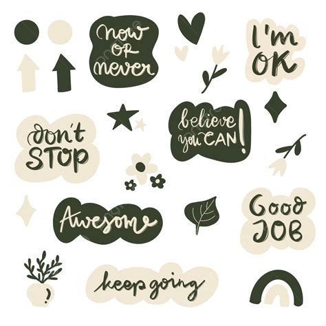 Printable Journal Sticker Set, Journal Clipart, Sticker Clipart ...