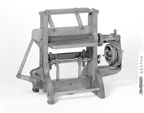 Patent Model of a Paper-cutting Machine | Smithsonian Institution