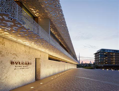 Bulgari Hotel and Resort Dubai - Hotel Facade Lighting - Metis Lighting