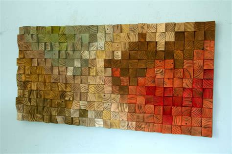 Reclaimed Wood wall Art, wood art, geometric wall art, wood wall art ...