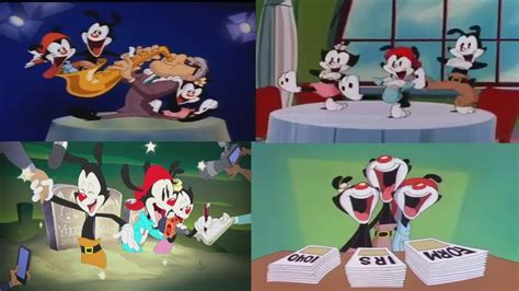 Animaniacs Intro Comparison (1993 vs 1994 vs 1995 vs 2020) Chords ...