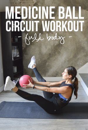 10 or 20-Minute Med Ball Full-Body Circuit Workout