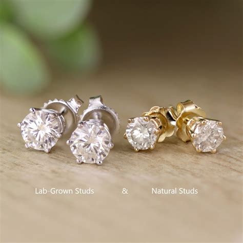 Lab-Grown Diamond Studs vs. Natural Diamond Studs – What’s the ...